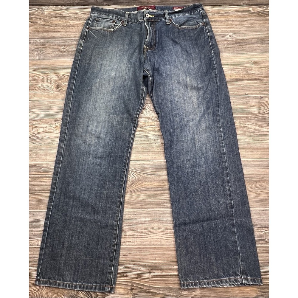 Lucky Brand 221 Original Straight Leg Blue Denim Jeans‎ Mens 36/30